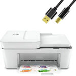 All in One Printer Wireless Inkjet Photo Printer, Print, Scan, Copy, Fax and Mobile Printing with Auto Document Feeder Includes 6 Feet NeeGo Printer Cable